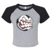 Women's Micro Rib Raglan Baby Tee Thumbnail