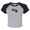 Women's Micro Rib Raglan Baby Tee Thumbnail