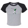 Women's Micro Rib Raglan Baby Tee Thumbnail