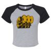 Women's Micro Rib Raglan Baby Tee Thumbnail