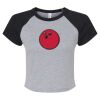 Women's Micro Rib Raglan Baby Tee Thumbnail