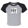 Women's Micro Rib Raglan Baby Tee Thumbnail