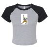 Women's Micro Rib Raglan Baby Tee Thumbnail