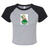 Women's Micro Rib Raglan Baby Tee Thumbnail
