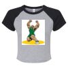 Women's Micro Rib Raglan Baby Tee Thumbnail