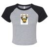 Women's Micro Rib Raglan Baby Tee Thumbnail