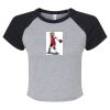 Women's Micro Rib Raglan Baby Tee Thumbnail