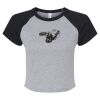 Women's Micro Rib Raglan Baby Tee Thumbnail