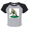 Women's Micro Rib Raglan Baby Tee Thumbnail