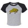 Women's Micro Rib Raglan Baby Tee Thumbnail
