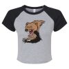 Women's Micro Rib Raglan Baby Tee Thumbnail