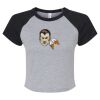 Women's Micro Rib Raglan Baby Tee Thumbnail