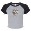 Women's Micro Rib Raglan Baby Tee Thumbnail
