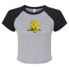 Women's Micro Rib Raglan Baby Tee Thumbnail