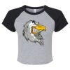 Women's Micro Rib Raglan Baby Tee Thumbnail