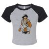 Women's Micro Rib Raglan Baby Tee Thumbnail