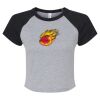 Women's Micro Rib Raglan Baby Tee Thumbnail