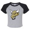 Women's Micro Rib Raglan Baby Tee Thumbnail
