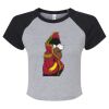 Women's Micro Rib Raglan Baby Tee Thumbnail