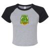 Women's Micro Rib Raglan Baby Tee Thumbnail