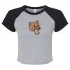 Women's Micro Rib Raglan Baby Tee Thumbnail