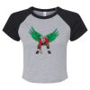 Women's Micro Rib Raglan Baby Tee Thumbnail