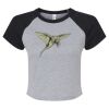 Women's Micro Rib Raglan Baby Tee Thumbnail