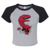 Women's Micro Rib Raglan Baby Tee Thumbnail