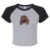 Women's Micro Rib Raglan Baby Tee Thumbnail