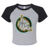 Women's Micro Rib Raglan Baby Tee Thumbnail