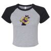 Women's Micro Rib Raglan Baby Tee Thumbnail