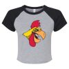 Women's Micro Rib Raglan Baby Tee Thumbnail
