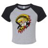 Women's Micro Rib Raglan Baby Tee Thumbnail