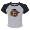 Women's Micro Rib Raglan Baby Tee Thumbnail