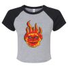 Women's Micro Rib Raglan Baby Tee Thumbnail