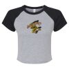 Women's Micro Rib Raglan Baby Tee Thumbnail