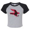 Women's Micro Rib Raglan Baby Tee Thumbnail