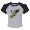 Women's Micro Rib Raglan Baby Tee Thumbnail