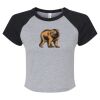 Women's Micro Rib Raglan Baby Tee Thumbnail