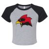 Women's Micro Rib Raglan Baby Tee Thumbnail