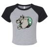 Women's Micro Rib Raglan Baby Tee Thumbnail