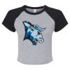 Women's Micro Rib Raglan Baby Tee Thumbnail