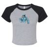 Women's Micro Rib Raglan Baby Tee Thumbnail