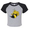 Women's Micro Rib Raglan Baby Tee Thumbnail