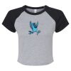 Women's Micro Rib Raglan Baby Tee Thumbnail
