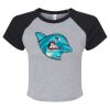 Women's Micro Rib Raglan Baby Tee Thumbnail