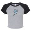 Women's Micro Rib Raglan Baby Tee Thumbnail