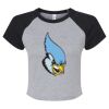 Women's Micro Rib Raglan Baby Tee Thumbnail