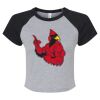Women's Micro Rib Raglan Baby Tee Thumbnail