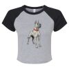 Women's Micro Rib Raglan Baby Tee Thumbnail